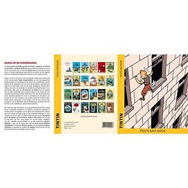 Moulinsart Set of 24 Postcards of The Adventures of Tintin Book Covers 31311 (10x15cm)