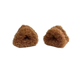 gaobaozhu Plush Hair Clip Hair Clips Plush Hair Clamp for Thick Thin Hair, Small Nonslip Faux Fur Hair Claw Clips Cute Shark Clip for Women Cute Cat Ear Styling Claw Clips Hair Accessories