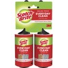 Scotch-Brite Lint Roller, Works Great On Pet Hair, 2 Rollers,