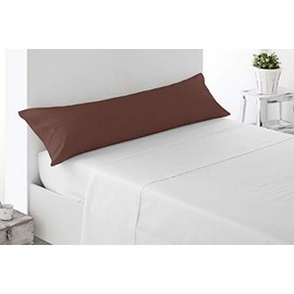 Miracle Home. Pillowcase, anti-peeling, soft and comfortable, 50% cotton, 50% polyester. Bed 150. Brown