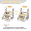 Foldable 3 Steps Stool for Toddlers, Folding Step Ladder with