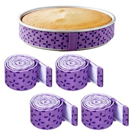 cobee 4 Pcs Bake Even Strips, Thick Cotton Super Absorbent Baking Trips
