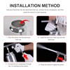 Air Undercoating Spray Gun with Suction Feed Cup