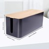 QOEOTUY Cable Box Cable Organiser Storage: Cable Management Box with
