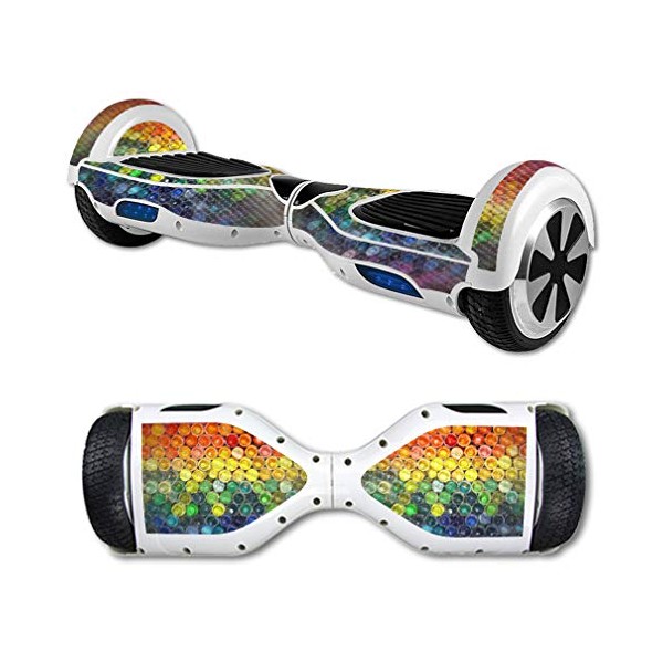 MightySkins Carbon Fiber Skin for Self Balancing Mini Scooter Hover