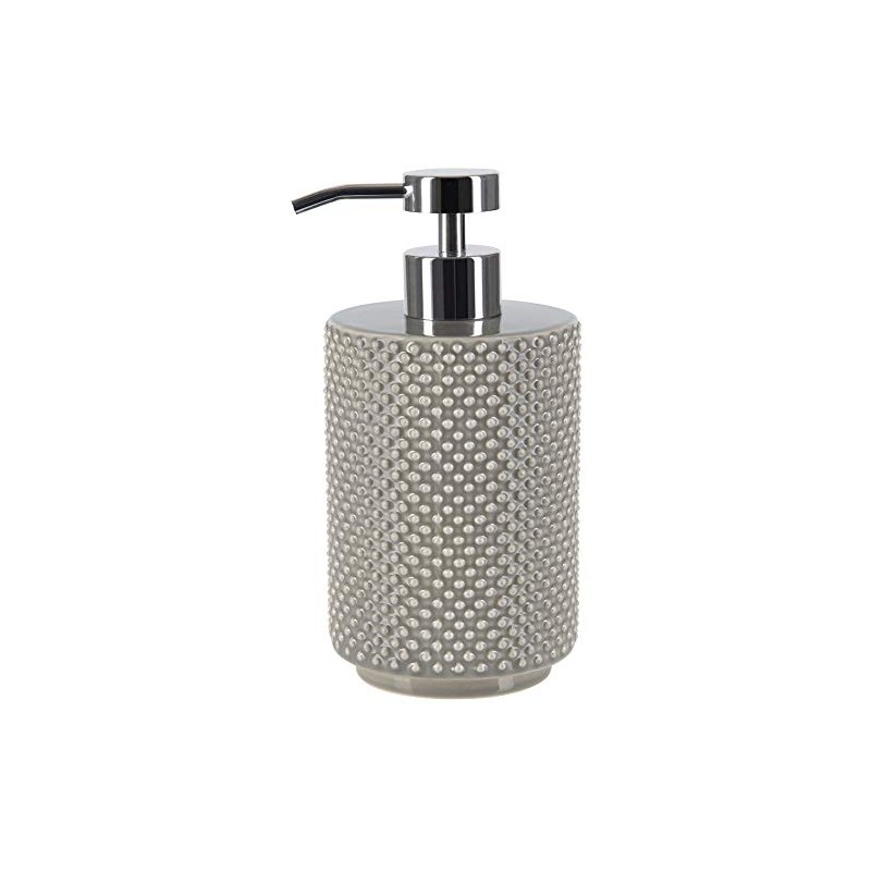 Spirella 10.19344 Mero Soap Dispenser Bathroom Accessory Ceramic, Taupe, 16
