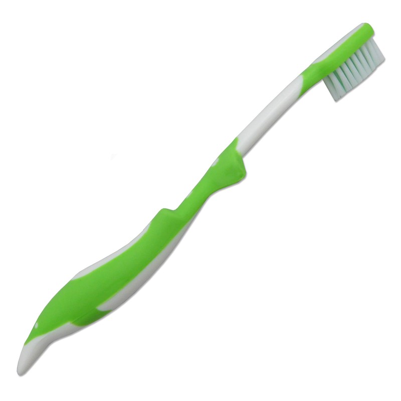 32 Childrens Toothbrushes ~ Bulk Packs Kids Manual Brushes (Dolphin)