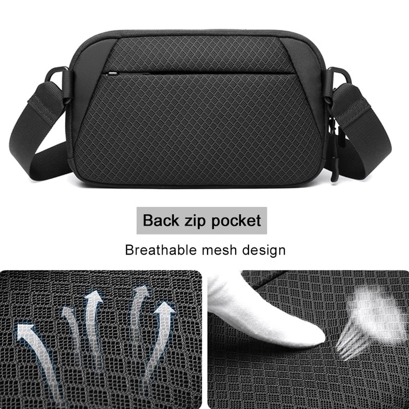 Waist Fanny Pack Men Fashion Bum Bag with Adjustable Belt