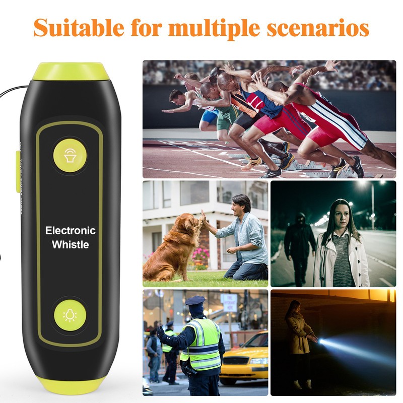 Electronic Whistle 3 Tone 3 Volume Level Blow Free Whistle