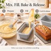Silicone Baking Molds NonStick Rectangle Cake Pans Mini Loaf Pan