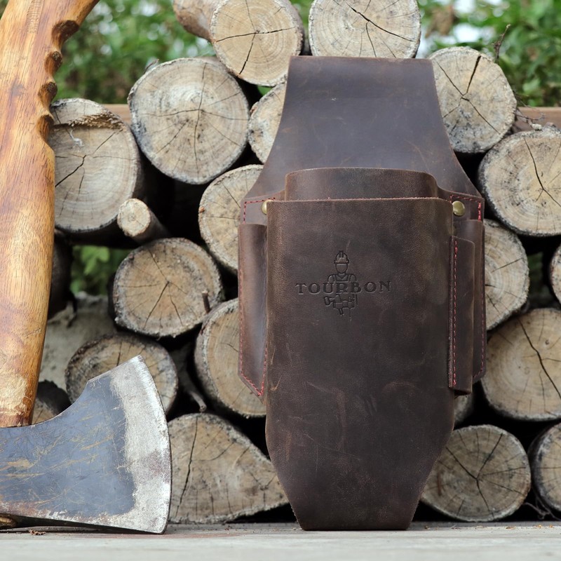 TOURBON Cutting Wedge Pouch, Plastic Wedge, Can Hold 4 Cavities,