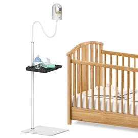 Baby Monitor Floor Stand Holder for Infant Optics DXR-8 & DXR-8 Pro Baby Monitor Stand with Storage Tray - Angle & Height Adjustable Baby Camera Stand for Infant Optics Baby Monitor Floor Stand