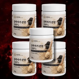 Partner company Black Maca Benefits Black Maca Powder Powder 130g, 5 pieces / 블랙마카 효능 블랙마카가루 분말 130g, 5개