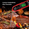 Huryfox Termómetro Digital De Sonda Doble Para Carnes, Horno