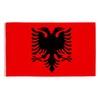Aricona Albania Flag 90 x 150 cm, with Brass Eyelets,