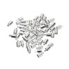 sourcing map 50Pcs Cord End Caps 9mm End Cap Barrel