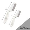 Long Handle Metal Hair Nit Comb Remove Head Nits White