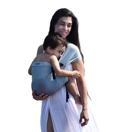 minimonkey MMSM005 Mini Monkey Sling, Mesh, Beige, Newborns to Vertical Hugging Baby Sling
