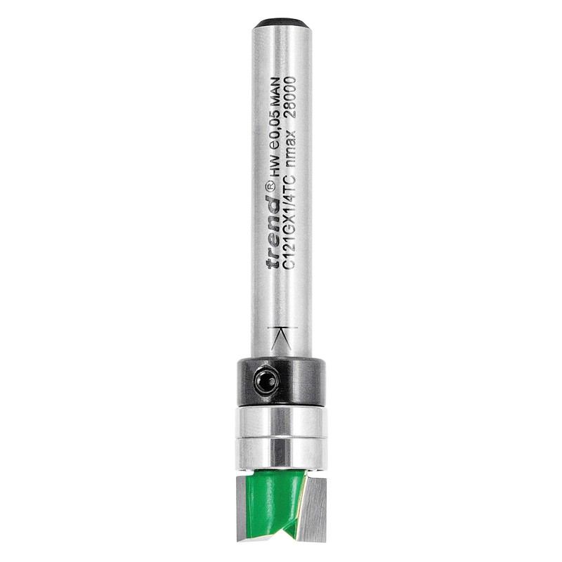 Trend CraftPro Guided Profiler Router Cutter Bit, 1/4 Inch Shank,