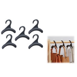 KAYEF Pack of 5 Handbag Hangers, Clothes Rail Bag Holder, Handbag Holder Bag Hooks, Bag Holder Organisers for Hanging Handbags, School Bags, Scarves and Ties, etc.