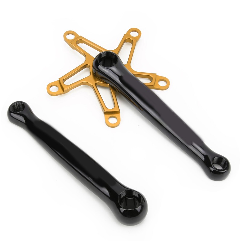 Bolany Folding Bicycle Square Hole Crank 130BCD Sprocket Single Disc