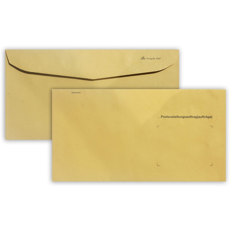 RNK 2047/100 Innendruckk Uverts Postal delivery Envelopes Pack of 100