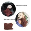 Dog Bath Robe Towel Quick Drying Microfiber Super Absorbent for