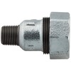 Kakudai 649-846-13W Steel Pipe Fittings, 3-Pipe Joint Male Adapter, White