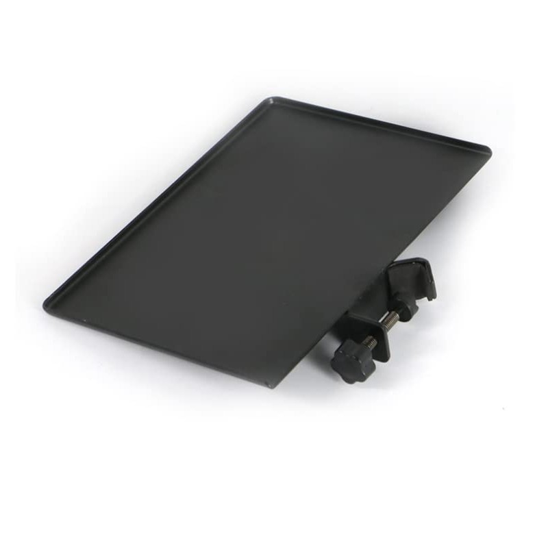 Zonadah - Clamp-on rack tablet holder, microphone stand shelf, 20