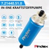 Pindex 12 V Ekectic Fuel Pump 7.21440.51.0 Petrol Pump, Inline