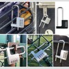 Combination Padlock, Adjustable Long Padlock 4 Digit Password Heavy Duty