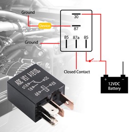 JA&MIU 3PCS 4671168E 72472M 5 pin 12 Volt DV SPDT Fuel Pump Relay Multi-Purpose Relay Heavy Duty Standard Relay Kit Compatible with Chrysler Dodge Jeep Siemens TYCO