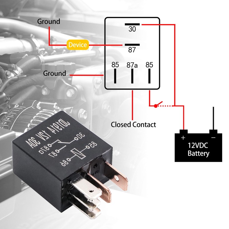 JA&MIU 3PCS 4671168E 72472M 5 pin 12 Volt DV SPDT