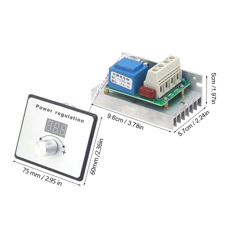 Voltage Adjustment Module AC Voltage Regulator Module 10000W 80A