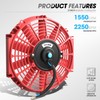 DNA MOTORING 12 Inch High Performace Electric Cooling Slim Radiator