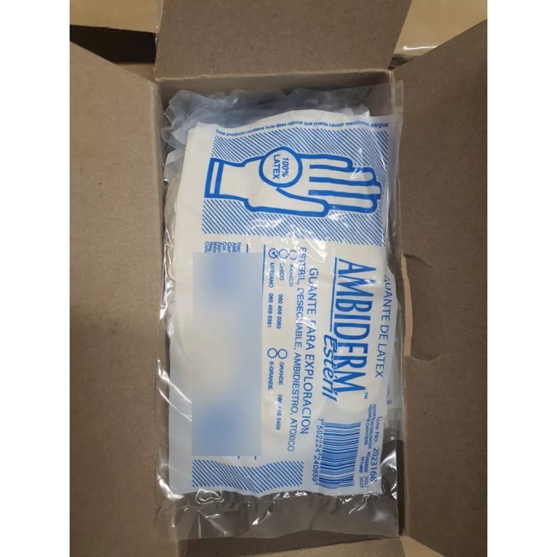 Ambiderm Guante Ambiderm Mediano Pack De 5 Cajas Con 100