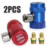 Riloer Set Of 2 Quick Coupler Adapters R1234Yf For Ac
