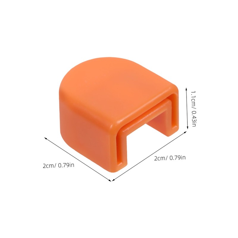 ABOOFAN 10Pcs Plastic Hanger Shoulder Tip Protectors Versatile End Caps