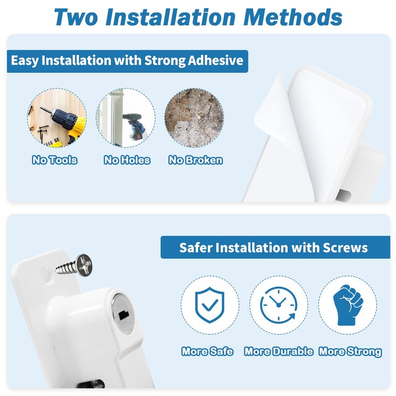 YTOOK Pack of 2 Child Safety Window No Drilling Required