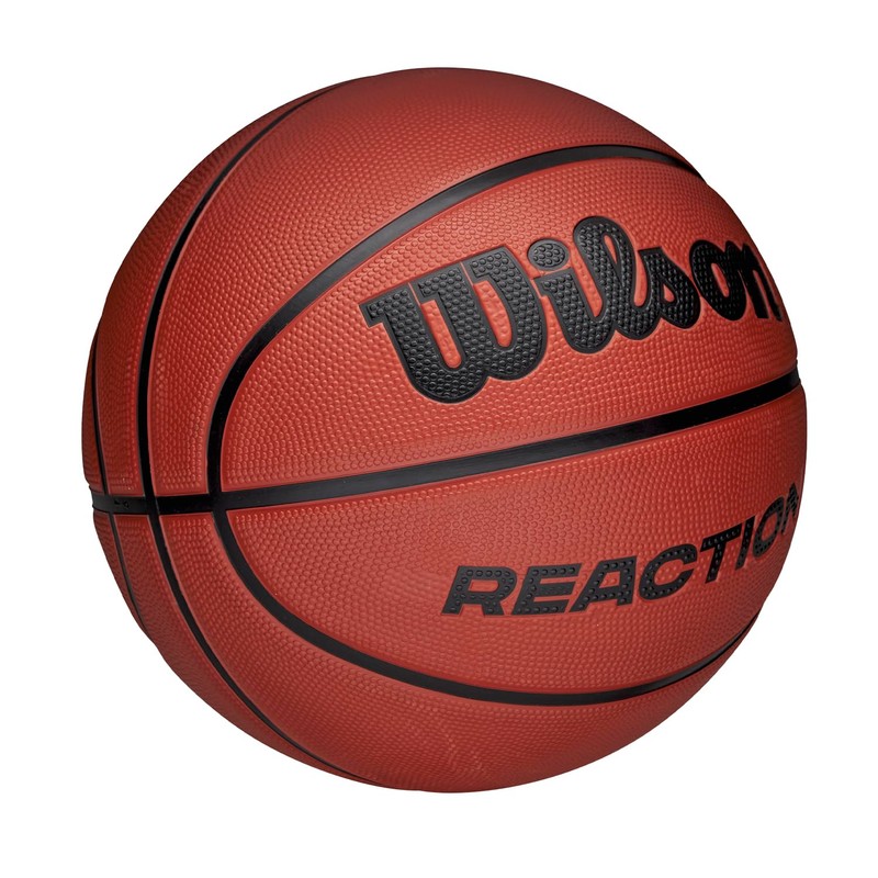 Wilson Reaction Basketball, Made From Durable Rubber For All-Surface Performance,