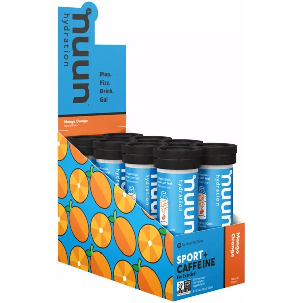 Nuun Electrolyte Sport + Caffeine Energy Drink Tabs Cherry Lime
