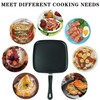 LECOOKING 10 Inch Square Griddle Pan, Nonstick Grill Pan for