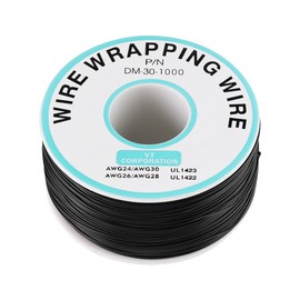 30awg Wire Wrapping Tin Plated Single Core 0.26mm Diameter Copper Wire Cable Awg 30 Copper Cable 250meter Black Single Wire Core Electric Copper Cable