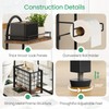 CHOEZON Toilet Paper Holder Stand, Freestanding Toilet Paper Holder with
