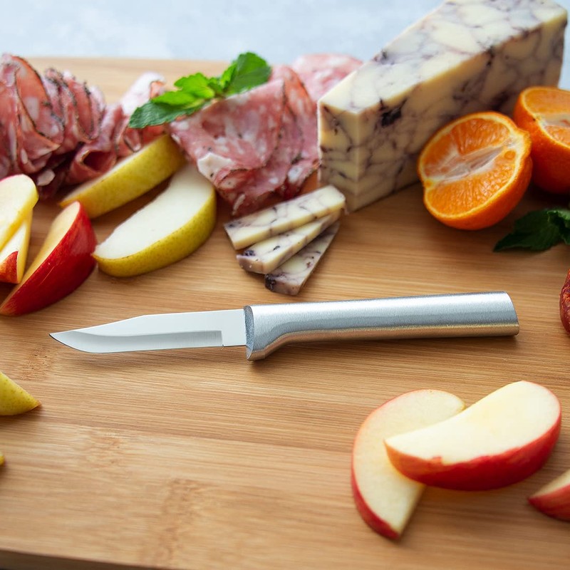 RADA Cutlery Peeling Paring Knife (R102), 2.5" Stainless Steel Hollow