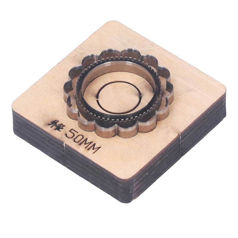 Leather Cutting Dies Sunflower Shaped 7.5x7.5x2.3cm Size 50mm Diameter Precise