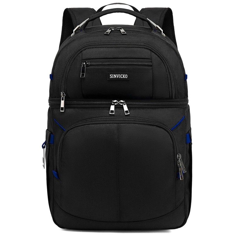 Cooler Backpack,Double Deck Leak Proof Cooler Bag,Insulated Backpack Cooler Lunch
