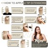 Elailite Real Hair Bonding Extensions, 1 g/strand, 50 cm, #27