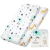 Lilly B. Organic Cotton GOTS, 2 Moses Basket Sheets, Compatible