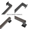 9BUILD 6 Pack 12.6 Inch Cabinet Handles Oil Rubbed Bronze